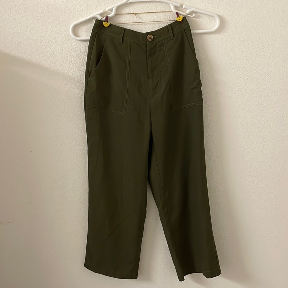 New green mod ref pants size small